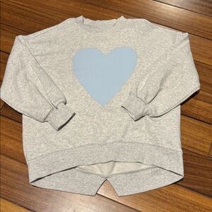 Old Navy Gray Kids Jacket with Blue Heart